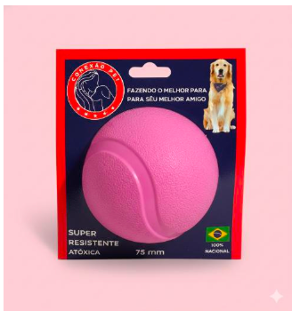 BOLA MACIÇA – Bola Reforçada para Brincadeiras e Exercícios – 3 unidades