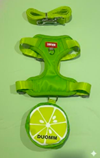 Peitoral e guia com mochila portes pequenos