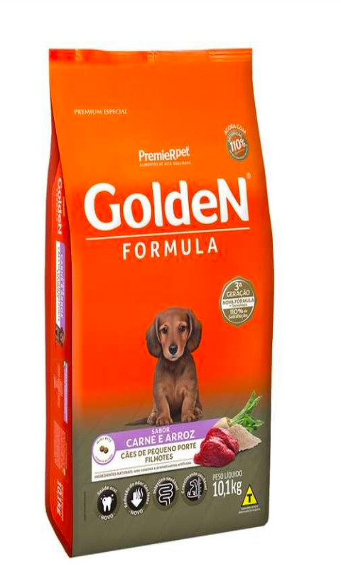 GOLDEN FILHOTES CARNE MINI BITS 10,1 KG – PREMIER