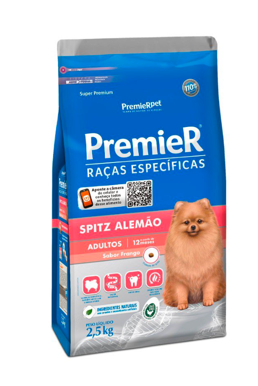 PREMIER SPITZ ALEMÃO FILHOTE 2,5 KG
